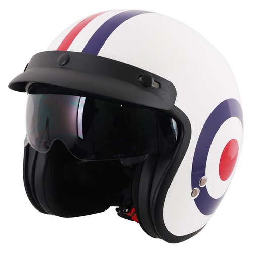 Open face scooter helmet - helmet, crash